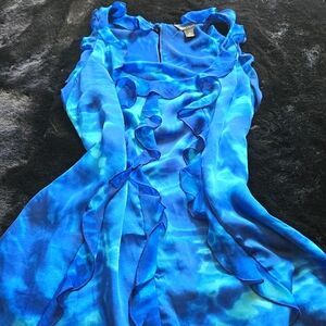 Feminine Ruffles Elegant Sleeveless Blouse